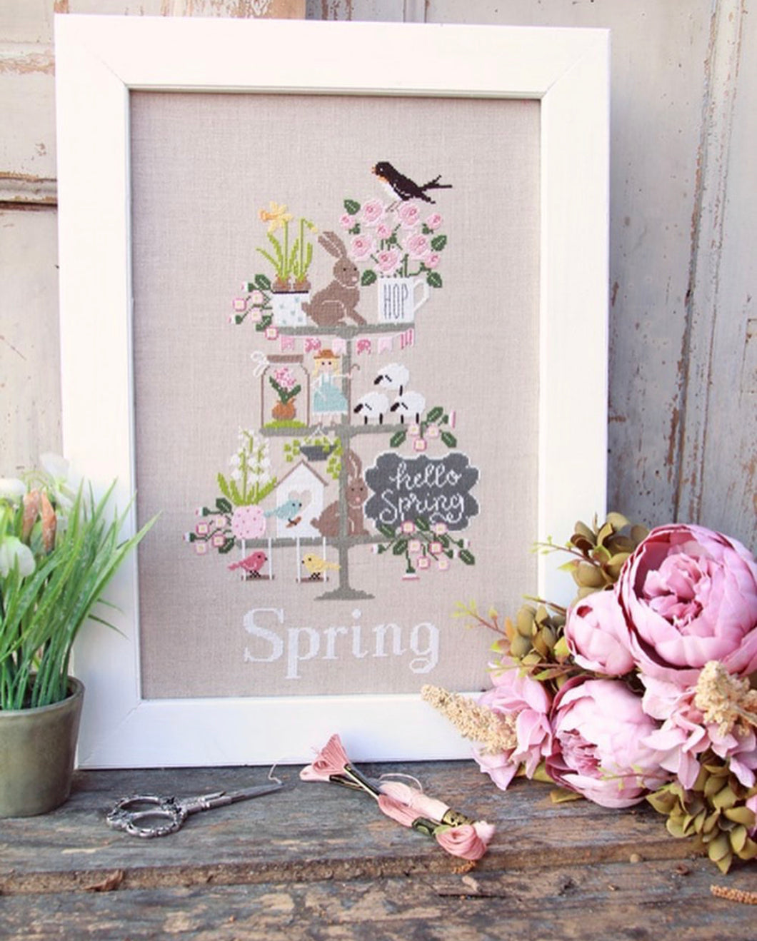 Celebrate Tiered Trays - Spring by Madame Chantilly
