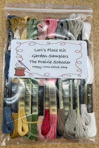 Lori's Floss Kit - Garden Samplers by The Prairie Schooler
