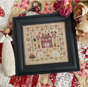 Summer Garden at Cranberry Manor by Pansy Patch Stitchery