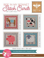 Bee in My Bonnet Stitch Cards - Set H by Lori Holt