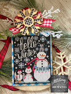 Hello Winter by Stitching With the Housewives