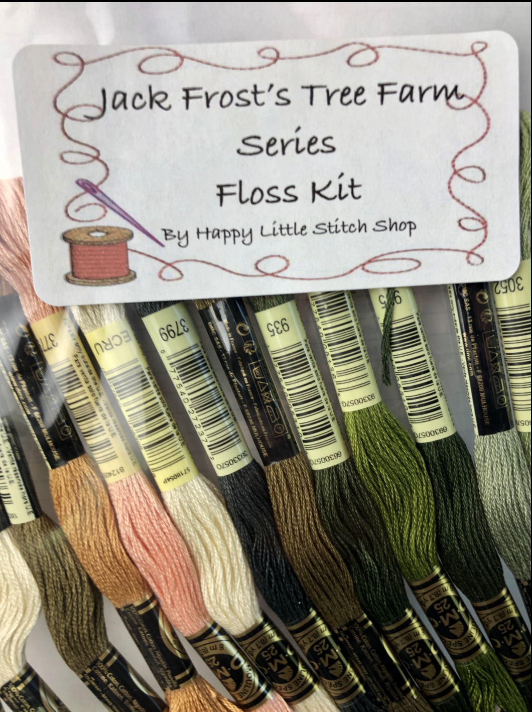 Floss Kit - Jack Frost's Tree Farm ENTIRE SERIES by Little House Needleworks