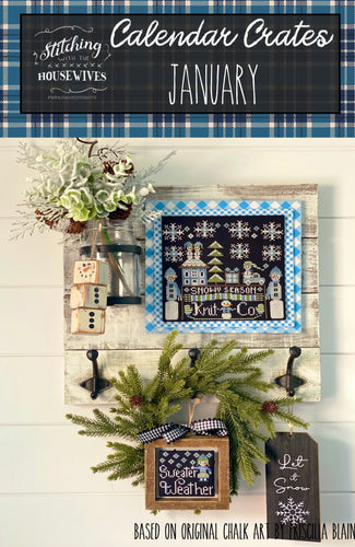 Calendar Creates - January by Stitching with the Housewives