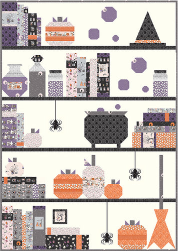 Spooky Shelfie Quilt Kit by Melissa Mortenson