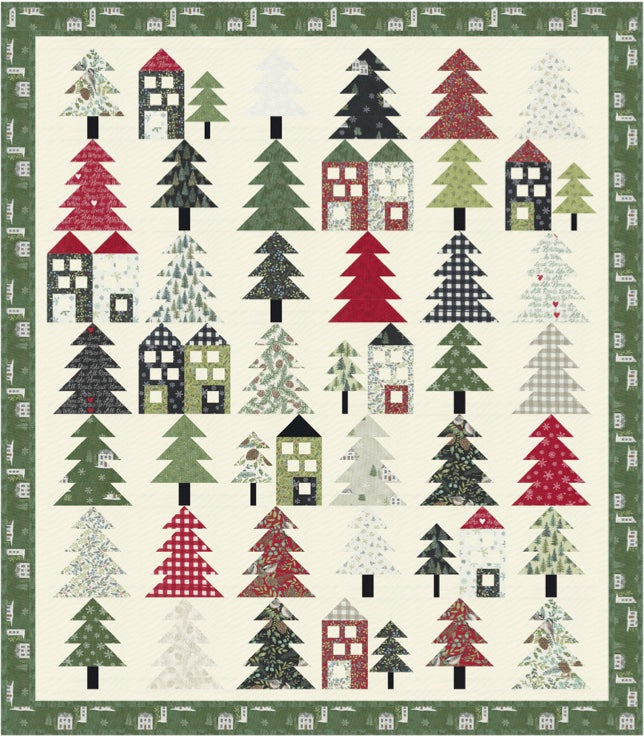 RESERVATION - Woodland Winter Winter Forest Quilt Kit by Deb Strain – Happy  Little Stitch Shop