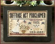 Suffrage Act by Little House Needleworks