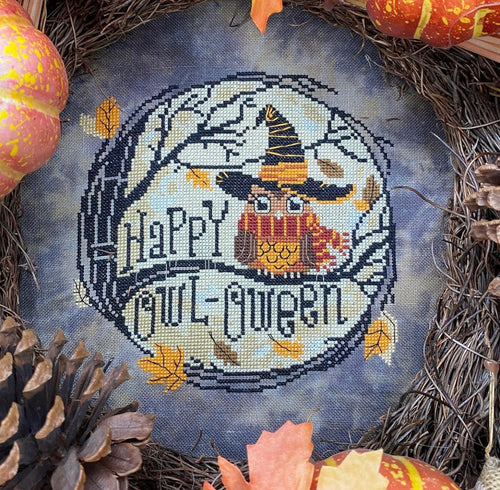 Happy Owl-oween by Autumn Lane Stitchery