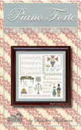 Pride and Prejudice - Piano Forte Cross Stitch Pattern by Pine Mountain Designs