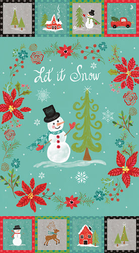 Snowed In - Let It Snow Panel by Heather Peterson