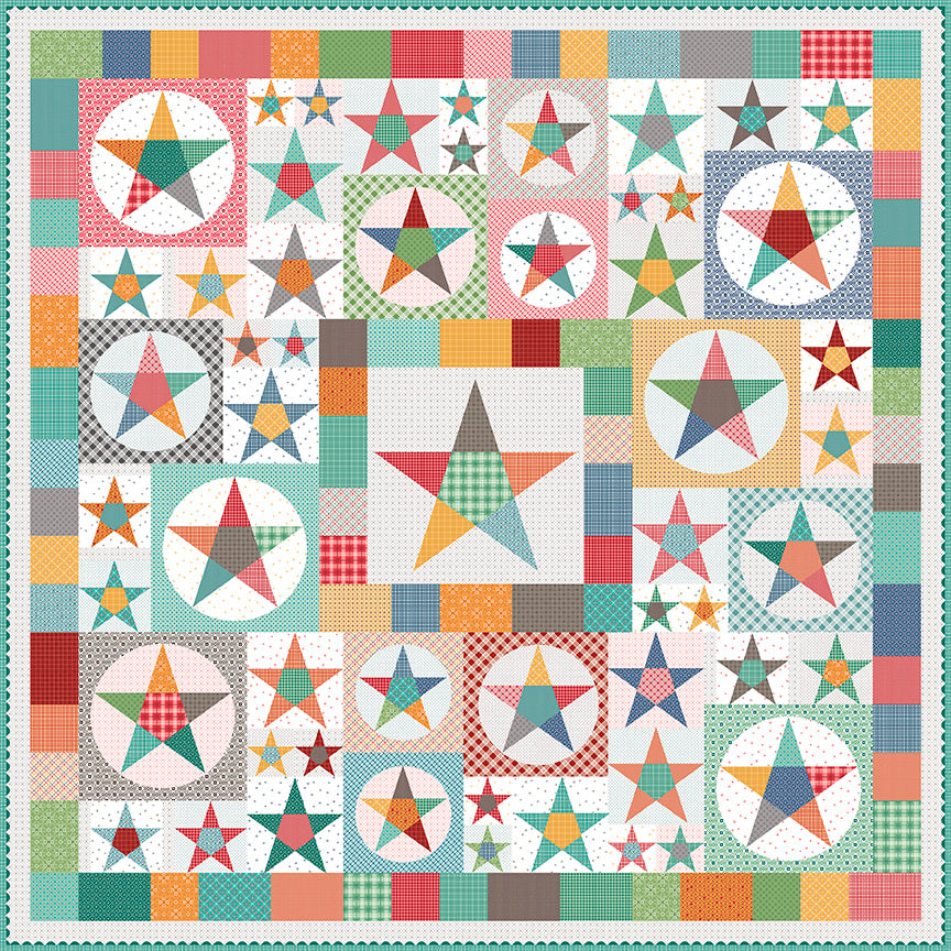 Farmhouse Star Quilt Kit by Lori Holt