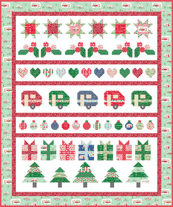 Christmas Adventure Row Quilt Kit by Beverly McCullough