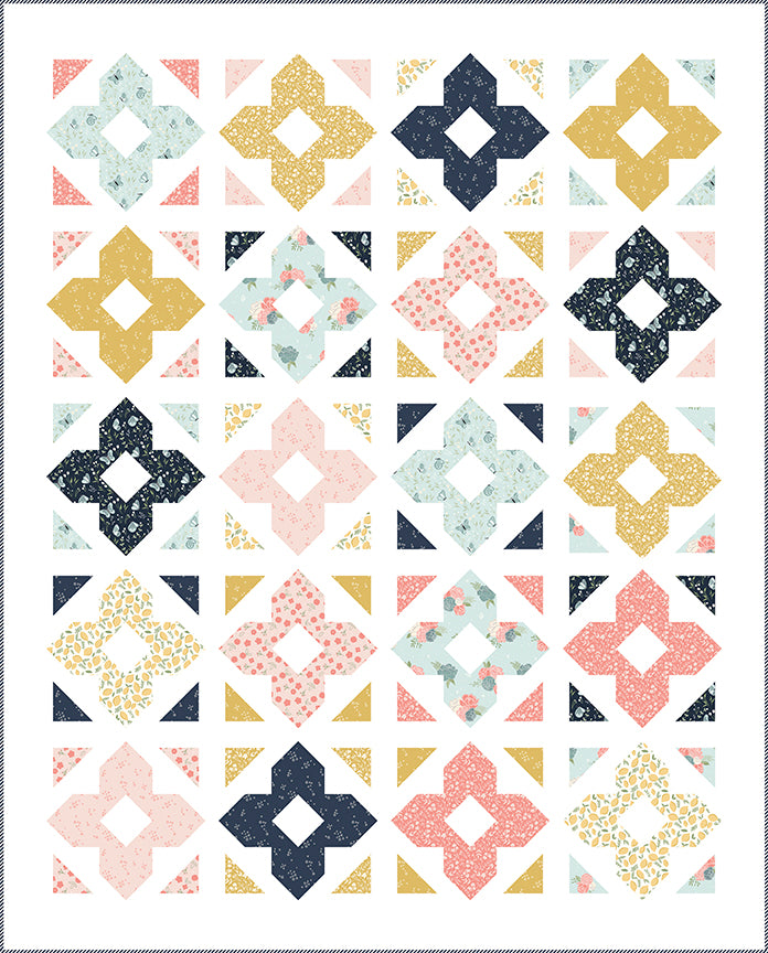 RESERVATION - Luminaries Quilt Kit by Cotton and Joy