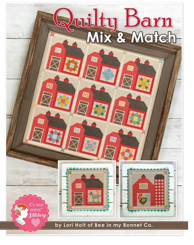Quilty Barn Cross Stitch Pattern by Lori Holt