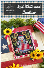 Load image into Gallery viewer, Red White and Bantam by Stitching with the Housewives