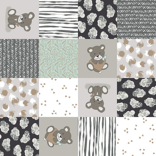 Sleep Tight - Cheater Gray Sparkle by Gabrielle Neil