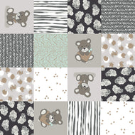Sleep Tight - Cheater Gray Sparkle by Gabrielle Neil