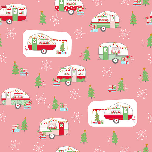 Christmas Adventure - Main Peony Sparkle by Beverly McCullough of Flamingo Toes