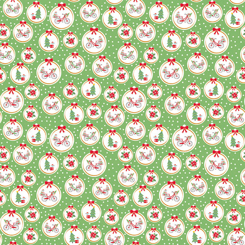 Christmas Adventure - Ornaments Green Smoothie Sparkle by Beverly McCullough of Flamingo Toes