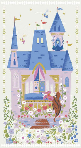 Little Brier Rose - Panel Parchment Sparkle by Jill Howarth