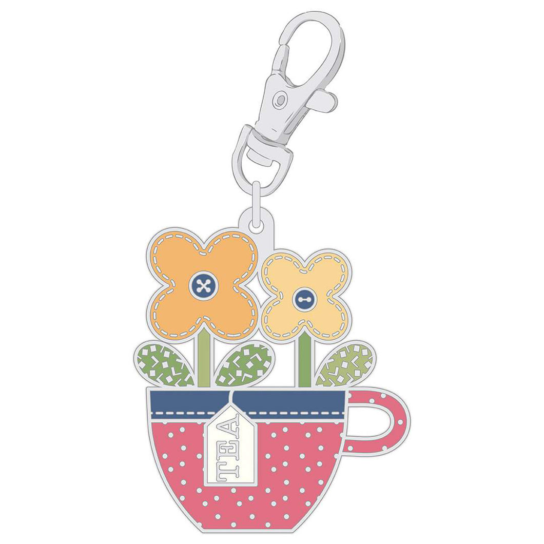 Home Town - Happy Teacup Charm by Lori Holt