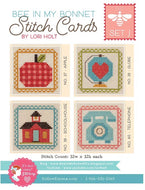 Bee in My Bonnet Stitch Cards - Set J by Lori Holt