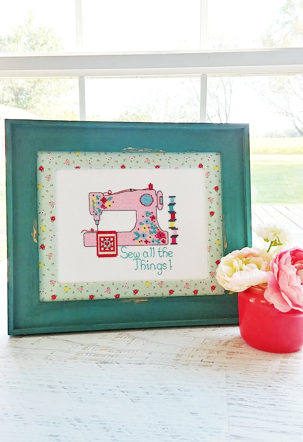 Sew All The Things Cross Stitch by Flamingo Toes