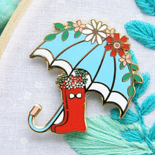 Load image into Gallery viewer, Needle Minder - Floral Umbrella and Boots by Flamingo Toes