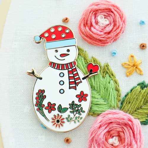 Needle Minder - Sweet Snowman by Beverly McCullough