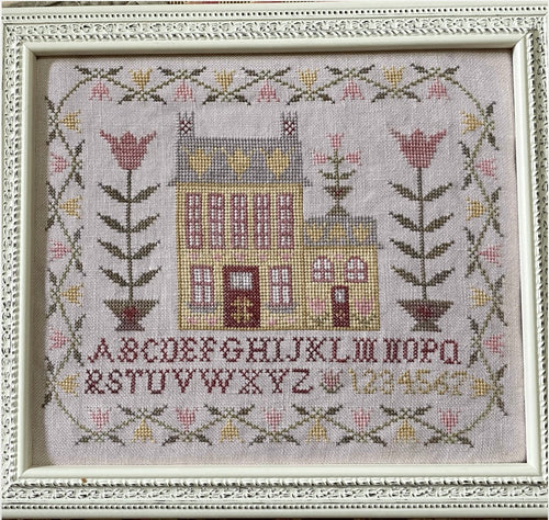 Tulip House Sampler by Pansy Patch Stitchery