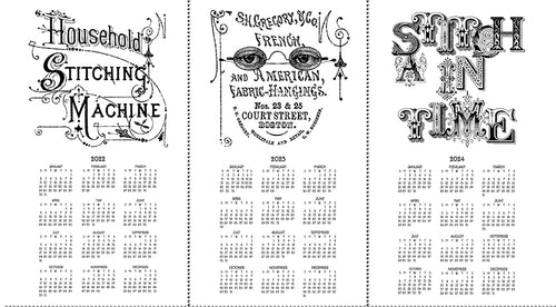 Best of She Who Sews - Three Year Calendar Canvas Panel by J. Wecker Frisch