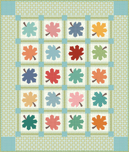 Vintage Leaves Quilt Kit by Lori Holt