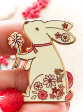 Load image into Gallery viewer, Needle Minder - Floral Bunny by Flamingo Toes