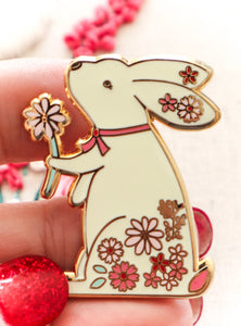 Needle Minder - Floral Bunny by Flamingo Toes
