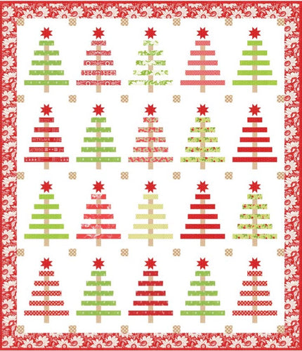 Yuletide Spruce Quilt Kit by Fig Tree and Co.