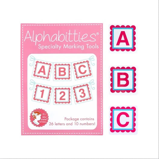 Alphabitties - Pink by It's Sew Emma