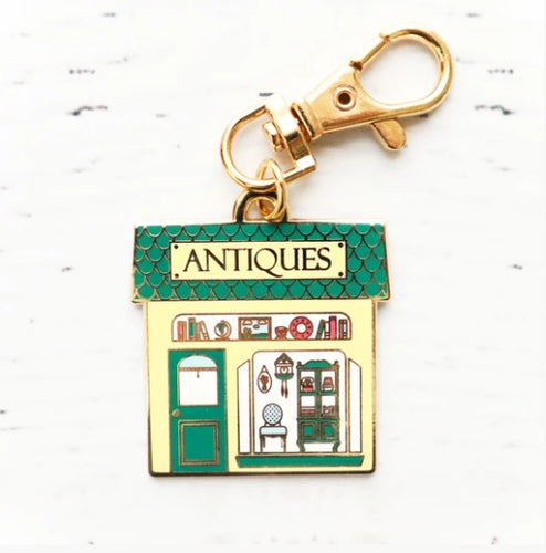 Charm - Antique Ship Main Street Enamel Charm by Flamingo Toes