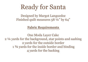 Ready for Santa Quilt Pattern by The Pattern Basket