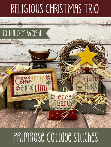 Religious Christmas Trio by Primrose Cottage Stitches
