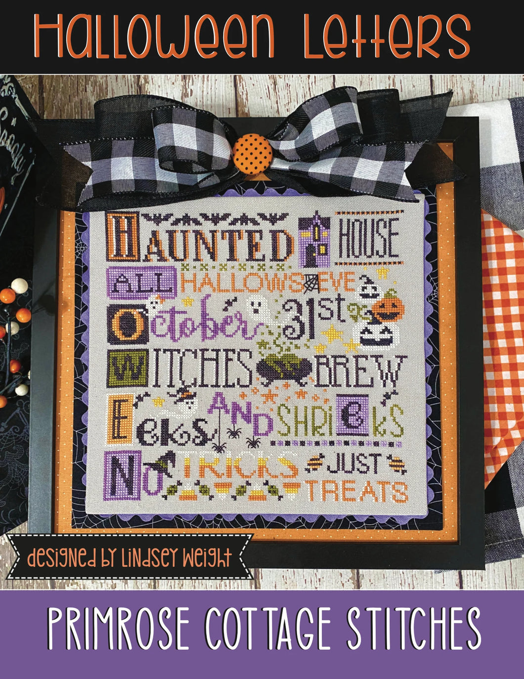 Halloween Letters by Primrose Cottage Stitches