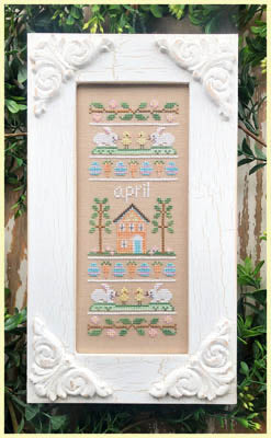 Sampler of the Month - April by Country Cottage Needleworks