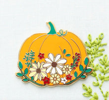 Load image into Gallery viewer, Needle Minder - Floral Pumpkin by Flamingo Toes