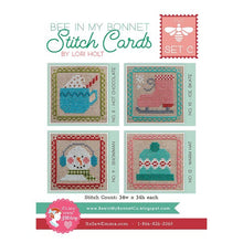 Load image into Gallery viewer, Bee in My Bonnet Stitch Cards - Set C by Lori Holt