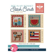 Load image into Gallery viewer, Bee in My Bonnet Stitch Cards - Set E by Lori Holt