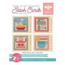 Load image into Gallery viewer, Bee in My Bonnet Stitch Cards - Set L by Lori Holt