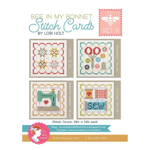 Bee in My Bonnet - Stitch Card Set P by Lori Holt