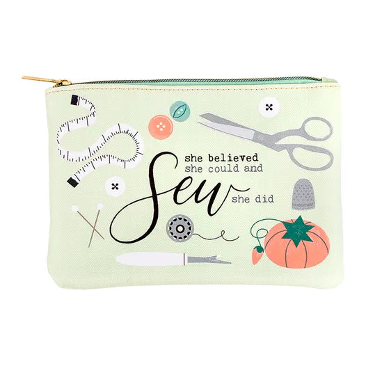 Glam Bag - She Believed She Could Sew She Did by Moda