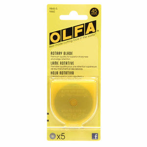 Rotary Blade - 45mm - package of 5 by Olfa